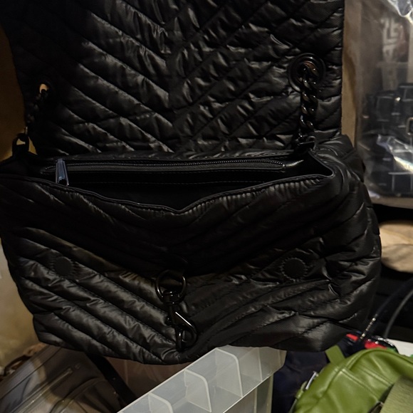 Rebecca Minkoff Black Quilted Shoulder Bag - Picture 4 of 5